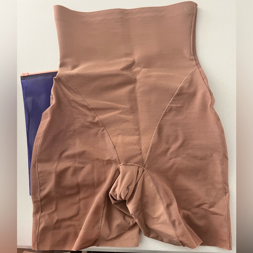 Shapellx Seamless High-Waist Shapewear - Tan